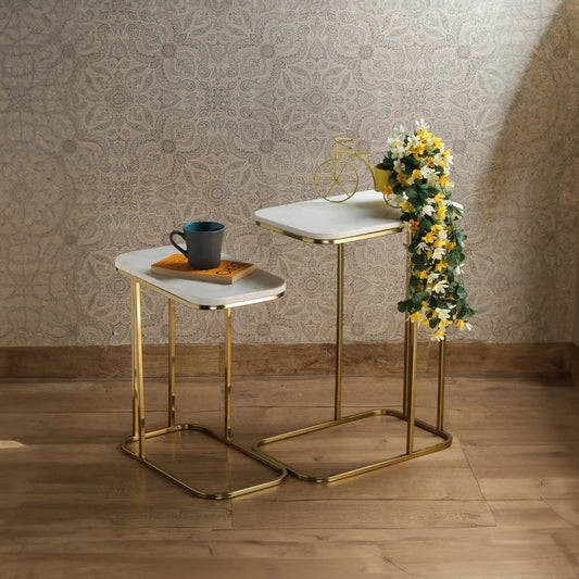Handmade Rectangular Sofa Side Tables