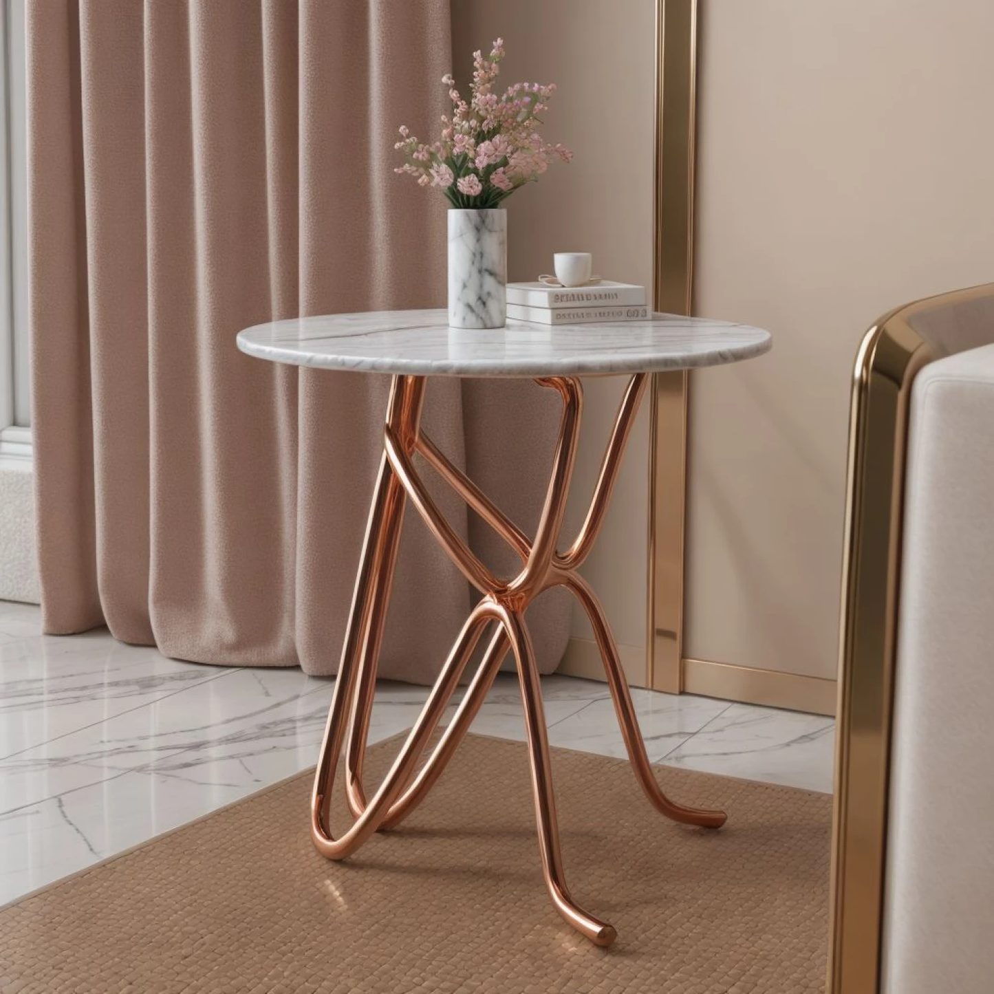 Human Sitting Pose Side Table
