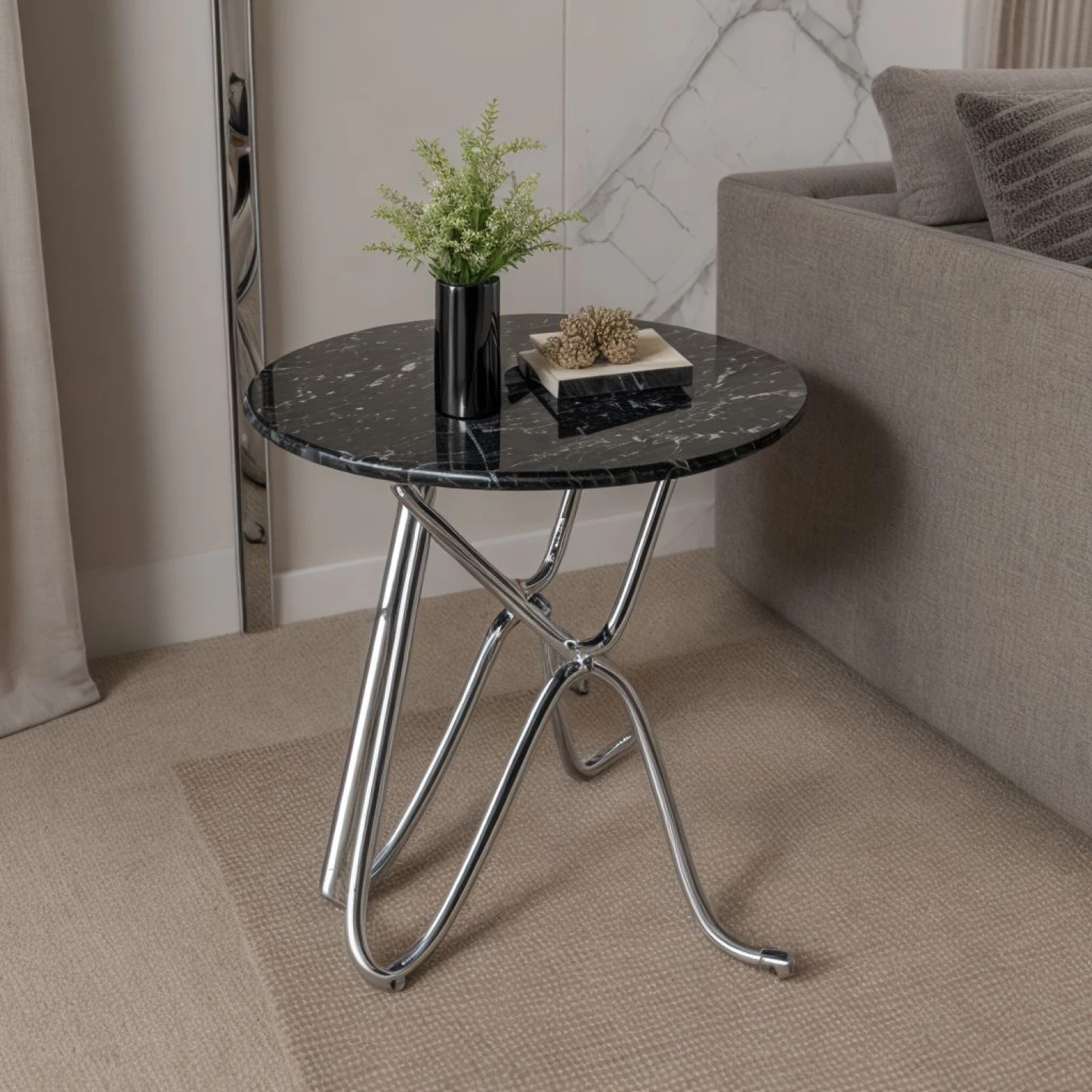Human Sitting Pose Side Table
