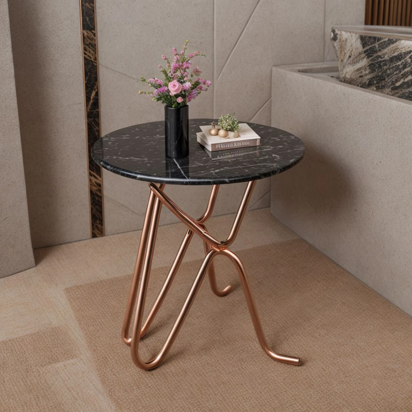 Human Sitting Pose Side Table