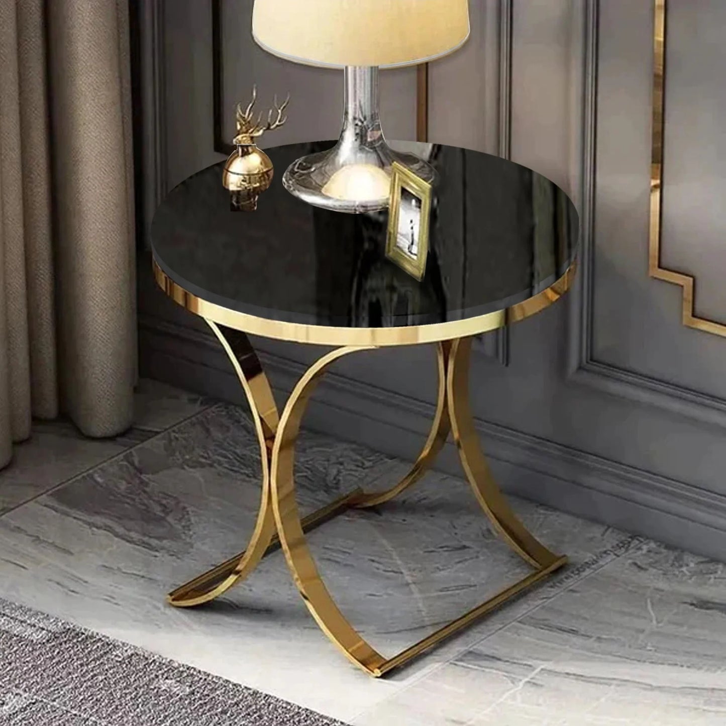 Round Bedside Table
